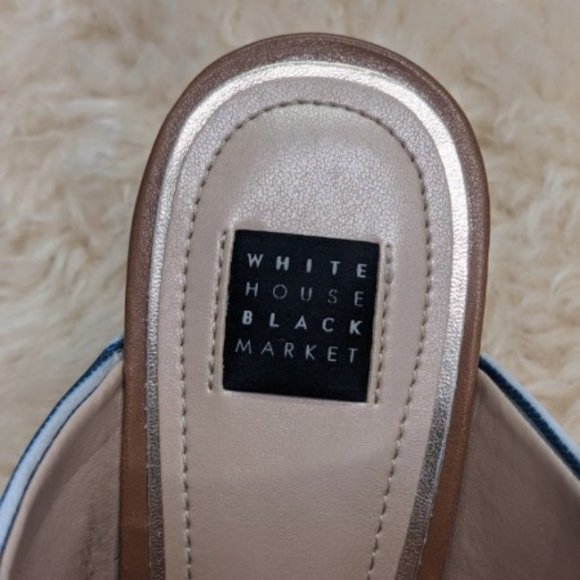 White House Black Market Matching Heels & Clutch - Picture 9 of 10